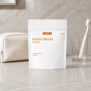 [FROM OREUM] Sachet de recharge portable de comprimés de dentifrice aux agrumes, saveur mandarine de Jeju - Product Image 4