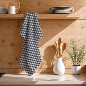 Ensemble de torchons de cuisine à carreaux, dernière collection, pour la vente en gros, 100% coton, pour usage en cuisine - Product Image 1