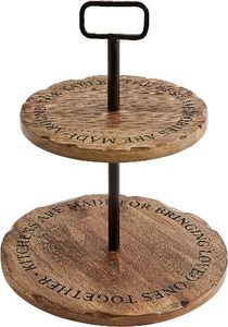 New Arrival Muse du Jour Gabriella Crespi Three Tiered Elegant Wooden Display Stand for <b>Desserts</b> Snacks Home Decor - Product Image 2