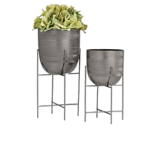 Gold <b>Planter</b> Iron Stand Garden Decor Pots Handcrafted Custom Shape Metal <b>Planters</b> Popular Design Brass <b>Planter</b> - Product Image 4