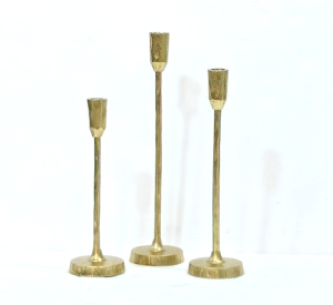 Traditional aluminum candle <b>holders</b> Sustainable metal candle stand Handmade candle <b>holders</b> for home - Product Image 2