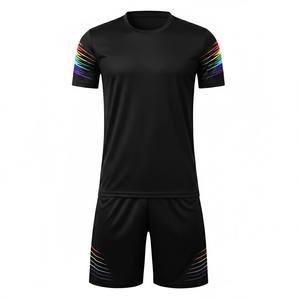 Tenues de football pour hommes de haute qualité pour l'entraînement, tous styles, maillot de football respirant et short pour les tournois - Product Image 6