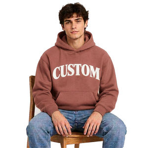 Sudadera con capucha y cremallera para hombre, chaqueta de algodón y forro polar, ropa deportiva informal, proveedor de fábrica de ropa al por mayor - Product Image 3