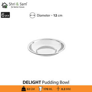 Catégorie de produit Ensemble de bols à pouding en acier inoxydable 6 pièces - Product Image 2