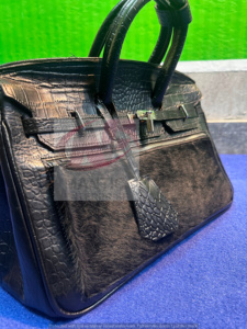 Bolso Tote de Piel de Cocodrilo Genuina para Mujer, Precio Directo de Fábrica, Forro Interior de Lona, Cierre de Gancho de Moda - Product Image 5