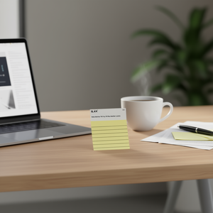 Blocchetti Adesivi 76x76mm 100 Fogli Gialli a Righe - Product Image 3