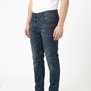 Pantalon en jean pour homme, couleur unie, best-seller, prix bas, haute qualité, décontracté, pour adulte. - Product Image 4