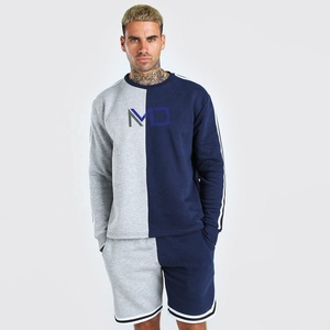 Conjunto de Sudadera con Capucha y Pantalones Cortos para Hombre, Diseño Personalizado 2025/2026, Dos Piezas, Estilo Deportivo Informal, para Gimnasio, Fitness y Verano - Product Image 1