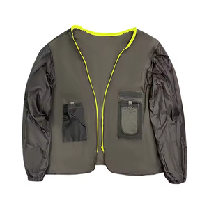 <b>Mens</b> High Visibility Safety Workwear Bomber <b>Jacket</b> Protective <b>Reflective</b> Hi-Vis Outdoor Work <b>Jacket</b> - Product Image 3