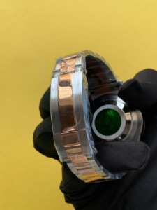 BOJ Plain R.O.L.E.X.69 Branded Two Tone Stainless Steel Mechanical Automatic Analog <b>Wrist</b> <b>Watch</b> <b>For</b> <b>Men</b> At Low Price Hot Sale - Product Image 5