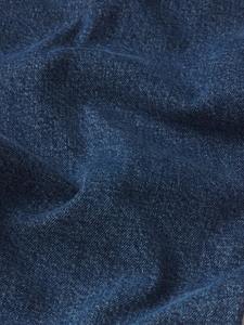 Pantalones deportivos de forro polar transpirable para mujer, de corte holgado, con logo personalizado impreso, cintura media, diseño frontal plano informal, en azul liso teñido. - Product Image 6