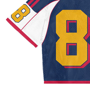 Maillot de football américain personnalisé de haute qualité avec design appliqué, nouveau design, nom d'équipe personnalisé, maillot de sport pour hommes - Product Image 4