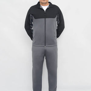 Conjunto Deportivo de Poliéster para Hombre, Traje Deportivo de 2 Piezas con Cremallera, Venta al Por Mayor, Personalizable - Product Image 4