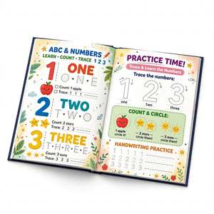 Impression de livres reliés personnalisés de haute qualité avec alphabet et chiffres ABC pour enfants - Product Image 6