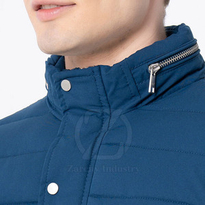 Top Selling <b>Long</b> Sleeves <b>Men's</b> Puffer <b>Jackets</b> Front Logo Breathable Eco-Friendly Winter Windproof Casual Wear - Product Image 5