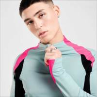 Maillot d'entraînement de football pour homme Denish Sports Wear, haut à fermeture éclair 1/4, manches longues, respirant, séchage rapide, été, 100% coton