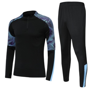 Trajes Deportivos Personalizados por Sublimación para Hombre y Jóvenes, Conjuntos de Fútbol con Media Cremallera para Entrenamiento, Running y Jogging - Product Image 1