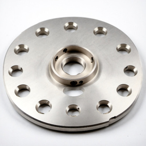 Precision CNC Machined Stainless Steel Flange Plate with Multi Bolt Hole Pattern for Industrial Applications - Product Image 1