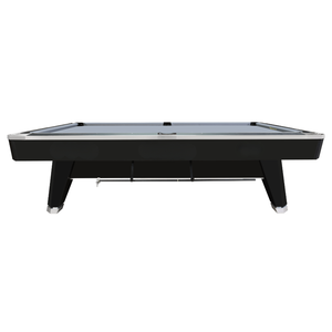 Table de billard Alpha Tournament Edition, plateau en ardoise, structure en acier, poches en cuir véritable, billard américain, pour la maison, petit appartement, pliable, 9 pieds - Product Image 2