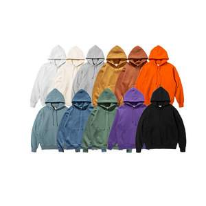 Sudadera con Capucha Negra para Hombre, Corte Regular, Tejido de Algodón, Diseño Casual de Color Sólido con Bolsillos, para Otoño - Product Image 3