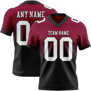 Maillot de football américain entièrement sublimé en polyester interlock, uniforme d'équipe personnalisé, respirant, fournisseur OEM ODM - Product Image 1