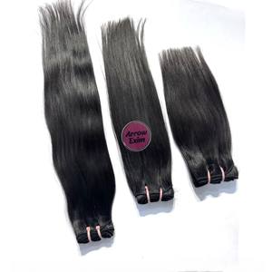 Arrow Exim Cabello Humano Remy Indio Virgen Liso Natural con Doble Trama a Máquina 100g Paquetes de Extensiones Permanentes y Todos los Colores - Product Image 4