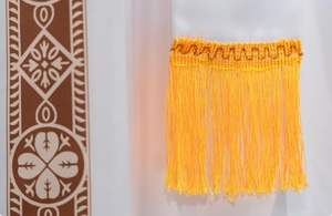 Vêtements liturgiques de qualité supérieure, robes religieuses chrétiennes pour les cérémonies de culte, robes d'église unisexes, broderie de croix, robes de clergé - Product Image 3