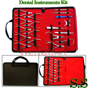 Juego de Instrumentos de Ortodoncia Básica Bone Bridge Dental, 18 Piezas, Kit Manual de Acero Inoxidable Compuesto, Certificado CE - Product Image 2