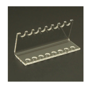 Portalápices de acrílico transparente, último diseño, portalápices de papelería al precio más bajo, portalápices de acrílico personalizado para oficina. - Product Image 2