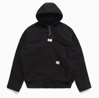 Veste en toile de coton enduite formelle et chaude, avec logo personnalisé sur le devant, imperméable et réversible