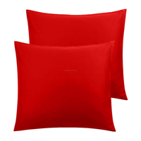 Housse de coussin 100% polyester de haute qualité, couleur unie, anti-acariens, fermeture éclair, pour salon moderne