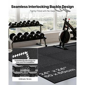 Juego de 24 Tapetes de Espuma EVA de Alta Densidad para Ejercicio, 24 x 24 x 0.56, Protección para Pisos, Tapetes de Goma Encajables, Suaves, para Fitness - Product Image 5