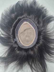 Peluca de Cabello Humano Remy Indio Natural Taz Miraje, Ondulado Natural, Ondulado al Agua, Prótesis Capilar, Parches, Taz Hair BD - Product Image 2