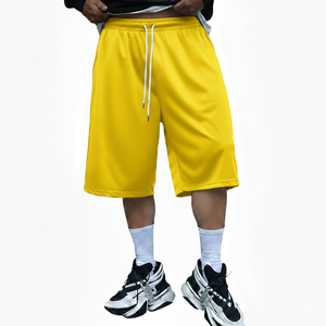 Pantalones Cortos Deportivos de Algodón 100% Estilo Coreano, Cintura Elástica Tejida, Transpirables, Casuales, de Corte Relajado - Product Image 6