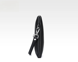 Leather Clutch Bag with Zipper Closure <b>Vintage</b> Casual National Style Large Capacity High Quality for Daily Use All Seasons - Product Image 6