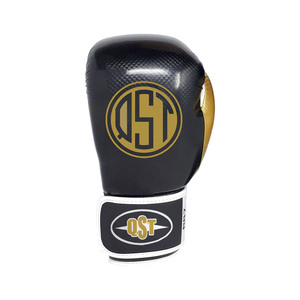 Gants de boxe en cuir synthétique QST INTERNATIONAL 12oz 16oz avec fermeture auto-agrippante, support de poignet rembourré, entraînement en salle de sport, logo personnalisé OEM - Product Image 5