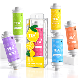 Filtre de douche aromatique à la fraise sucrée à la vitamine C coréenne de qualité supérieure TEA' pour les soins de la peau et des cheveux, OEM ODM, logo personnalisé, marque privée - Product Image 1