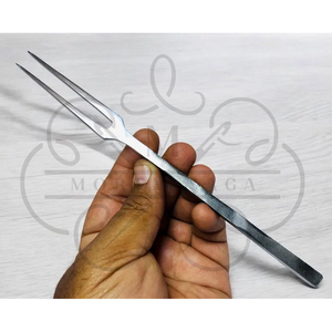 Juego de cubiertos rústicos forjados a mano de primera calidad — Esta exclusiva colección artesanal para la mesa incluye una cuchara, una tenedor y un cuchillo cada uno. - Product Image 4