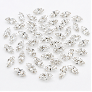 Diamant de laboratoire HPHT CVD en forme de marquise, 1 carat/pièce, excellente taille, couleur DEF, clarté VVS-VS, pour la fabrication de bijoux fins, vente en gros - Product Image 1