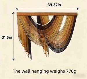 Handmade Macrame Decorative <b>Wall</b> <b>Decor</b> Wholesale Price <b>Wall</b> <b>Hangings</b> Decorative <b>Wall</b> <b>Hangings</b> Environment Friendly - Product Image 5