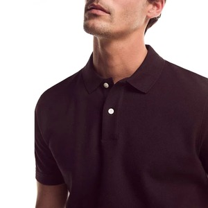 Polos pour hommes en coton, logo personnalisé, manches courtes, haut d'été, impression de marque OEM, décontracté, business, grandes tailles, polos pour hommes - Product Image 4
