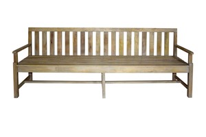 Banc de jardin en bois de manguier pliable, mobilier d'extérieur - Product Image 2