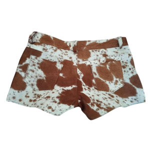 New Style Unique Design High Quality Men Cowhide <b>Leather</b> <b>Shorts</b> Casual Solid Color Slim Fit Breathable Quick Dry Elastic Waist - Product Image 4