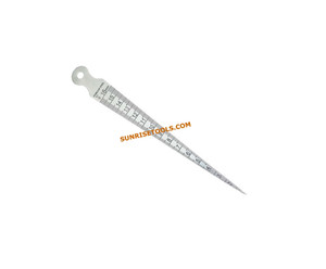 SUNTOOLS/STIPL เครื่องมือวัดรูสแตนเลส 1-15 มม. รูปทรงไม่สม่ำเสมอ เครื่องมือวัดความแม่นยำสูงสำหรับทำเครื่องประดับ - Product Image 2