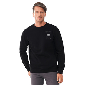 Sudadera de cuello redondo de lana pesada de algodón con estampado de gran tamaño personalizado y diseño de caída de hombro a precio de fábrica - Product Image 1