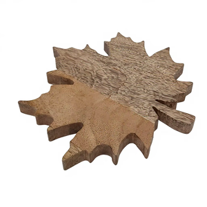 New Arrival Leaf <b>Shape</b> Kitchen & Tabletop Wooden Chopping Board Natural Colour Cutting Board and Chopping <b>Blocks</b> Bulk Handmade - Product Image 1