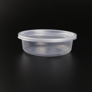 Clear Reusable Plastic Deli <b>Container</b> Lid Polypropylene 500pc (50/10) 6 Oz <b>Takeaway</b> Food Storage Bowl Minimalist Travel Hotel - Product Image 3