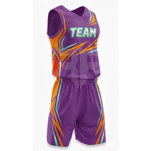 Uniforme de Baloncesto Personalizado para Escuela Secundaria, Uniforme de Equipo Cosido al por Mayor, Uniforme de Baloncesto Edición Ciudad - Product Image 3