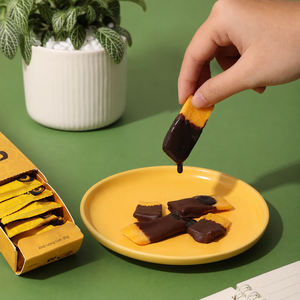 Rodajas de mango seco halal OEM cubiertas de chocolate y dulces, productos al por mayor a granel para regalos de boda - Product Image 5