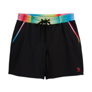 Short de plage athlétique haute performance pour femme Solid Trader Advanced Dry Tech avec coutures non irritantes et confort amélioré - Product Image 1
